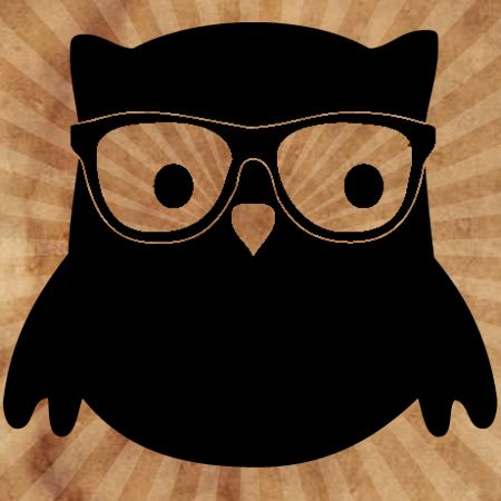 Geek Owl Iron on Decal